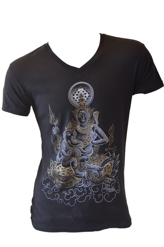 Shiva and Ganesh
