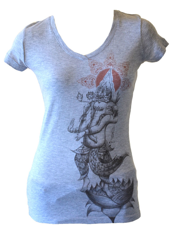 Dancing Ganesha V-Neck