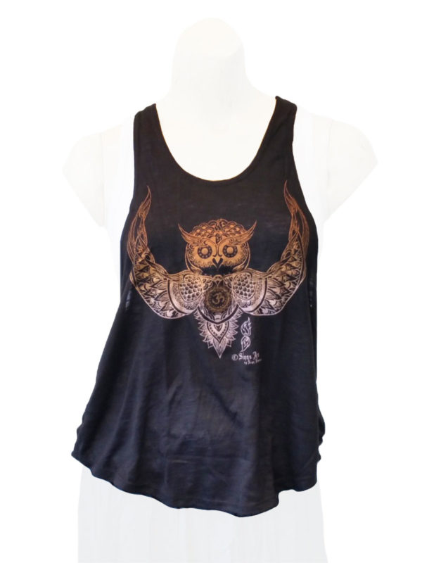 Owl Crop Tank Top