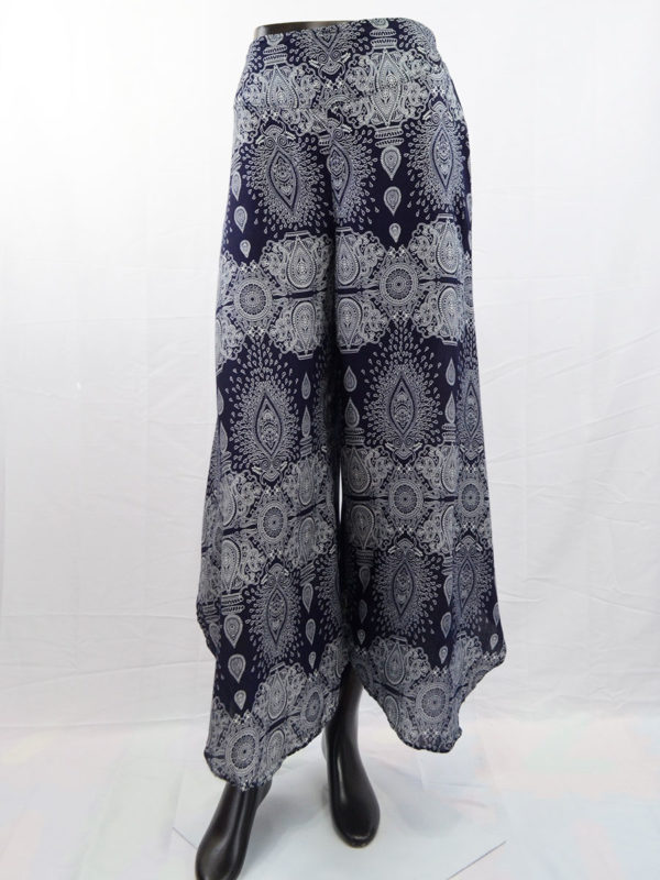 Palazzo Flared Bottom Pants Black