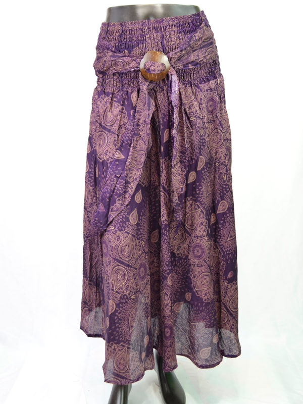 Skirt / Dress Purple Paisley