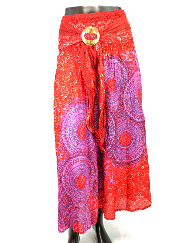 Skirt / Dress Red Mandala