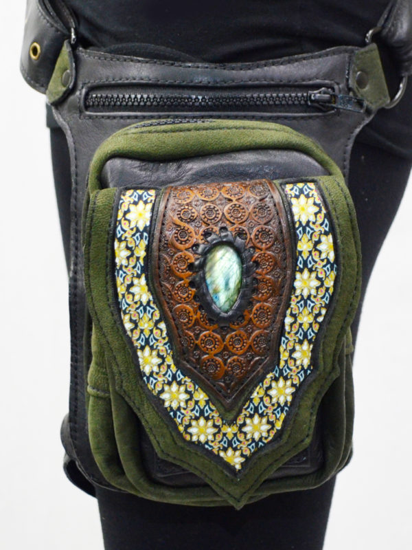 Naga Leather Leg Holster Bag