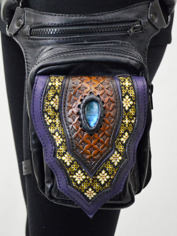 Naga Leather Leg Holster Bag
