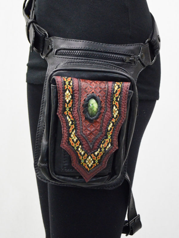 Naga Leather Leg Holster Bag