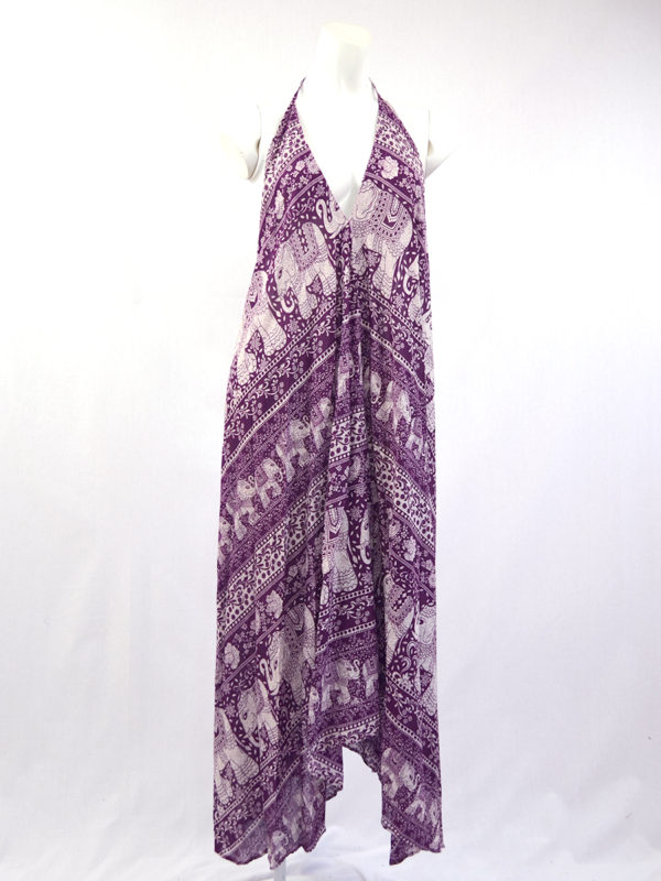 Purple Chang Open Back Dress