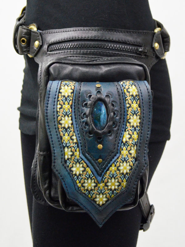 Naga Leather Leg Holster Bag
