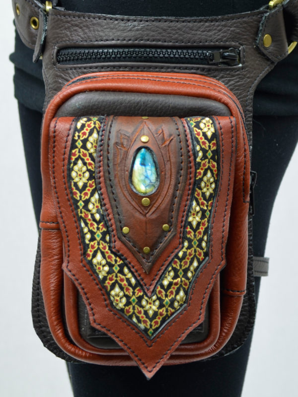 Naga Leather Leg Holster Bag